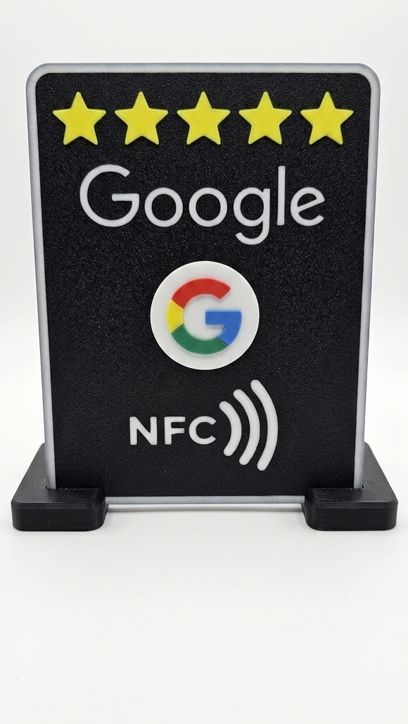 NFC Google Review Sign